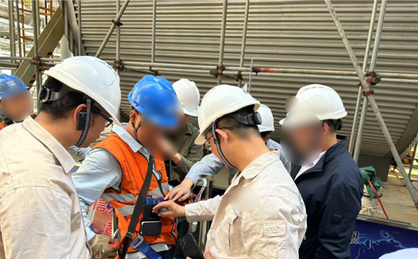 江蘇某電廠登高作業(yè)智能穿戴設(shè)備項(xiàng)目案例